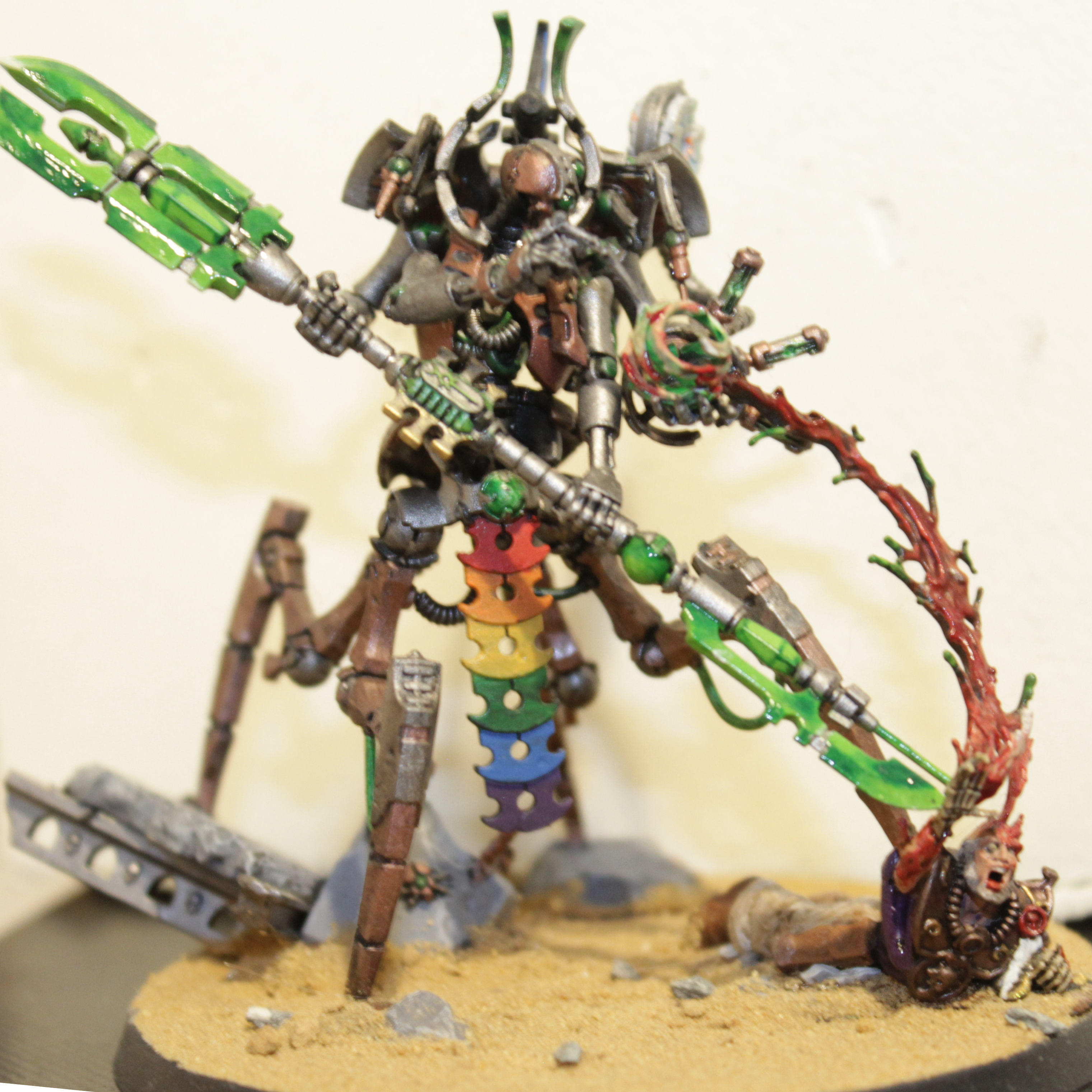 Necron Illuminor Szeras warhammer 40k painted